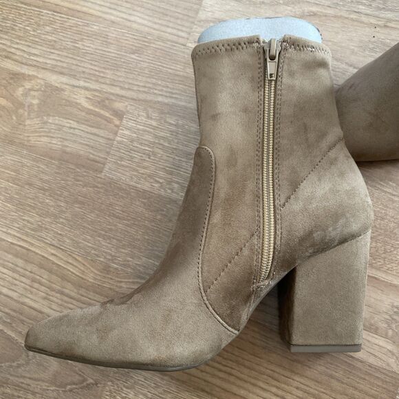 On 34th Womens Lydiaa Pointed-Toe block Heel Booties Black Size 5.5M New - Picture 8 of 16